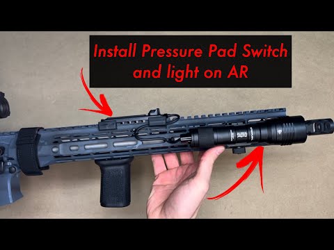 How to Install Pressure Pad Switch and Light on AR15 - Streamlight Protac Rail Mount HL-X