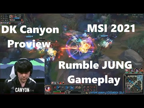 MSI 2021 Proview DK Canyon Rumble Gameplay Jungle DK vs C9
