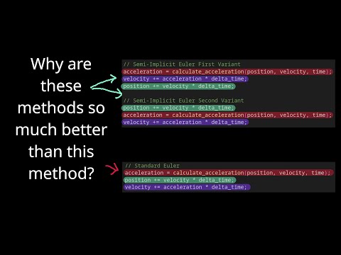 How to Come Up with the Semi-Implicit Euler Method Using Hamiltonian Mechanics #some2 #PaCE1