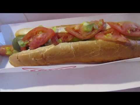 Sonic Footlong Chicago Hot Dog