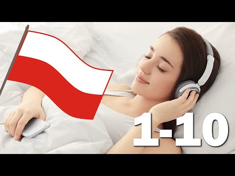 Polish before sleep (or in the car) Lessons 1-10 for beginners | Learning Polish in Bed While Sleep