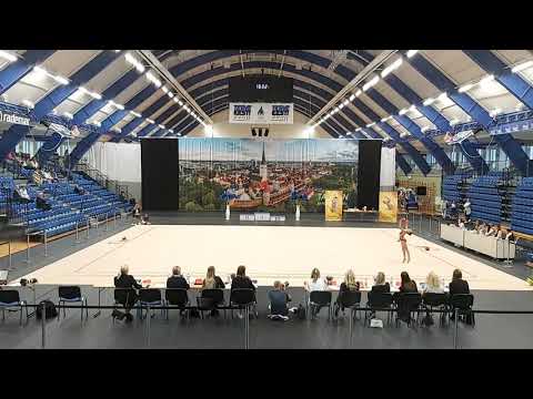 Elegance Cup 2020 Katriina Ropavka  with ball