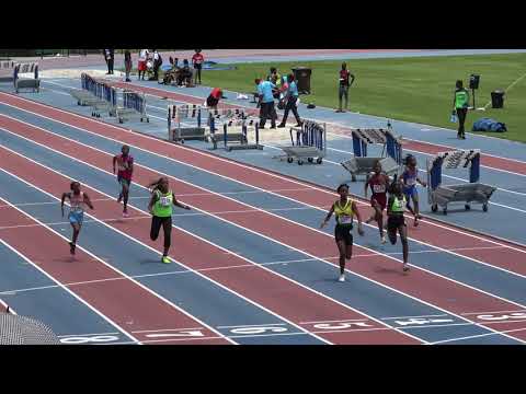 Girls 200m 11-12 Year Old Semi Finals Heat 1- 44th Annual Northwest Track and Field Classic 2019
