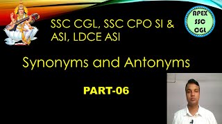 Synonyms and Antonyms || English Synonyms and Antonyms Tricks || English class ssc cgl apex coaching
