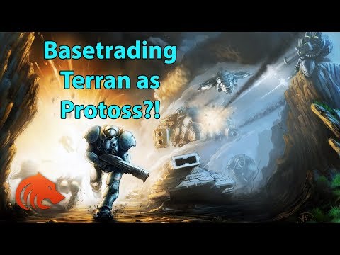 StarCraft 2: CRAZY Protoss VS Terran Basetrade!