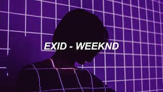 EXID (이엑스아이디) - &#39;WEEKND&#39; Easy Lyrics