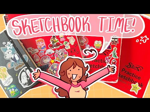 HUGE SKETCHBOOK TOUR - going through four sketchbooks!! ☆ May 2021 - August 2022
