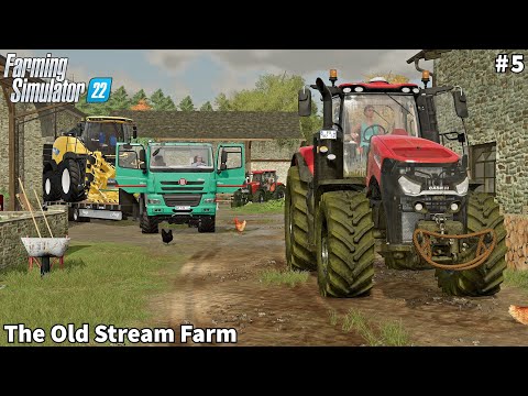 New Forage Harvester, Spreading Slurry, CornSilage│The Old Stream│FS 22│Timelapse#5