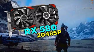 ASSASSIN'S CREED VALHALLA - RX 580 2048sp JIESHUO + RYZEN 5500 DO ALIEXPRESS