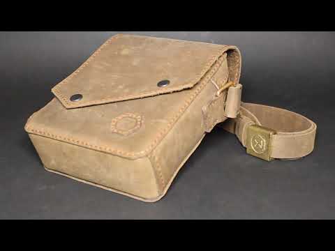 Borsa da uomo in cuoio fai da te #2 ( DIY leather men's bag #2 )