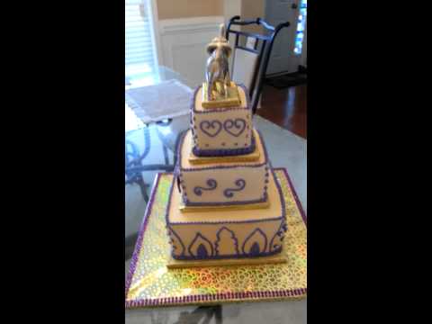 Anup ♡ Shalini Engagement Cake