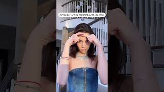 How big is your forehead? #shorts