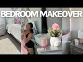 AESTHETIC BEDROOM MAKEOVER + ROOM TOUR ☁️🎀 | pinterest inspired + decorating, new funiture, haul