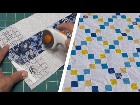 Easy Irish Chain Quilt Tutorial | Scraps | Perfect For Beginners