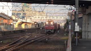 preview picture of video 'EF81-729 武生駅を通過'