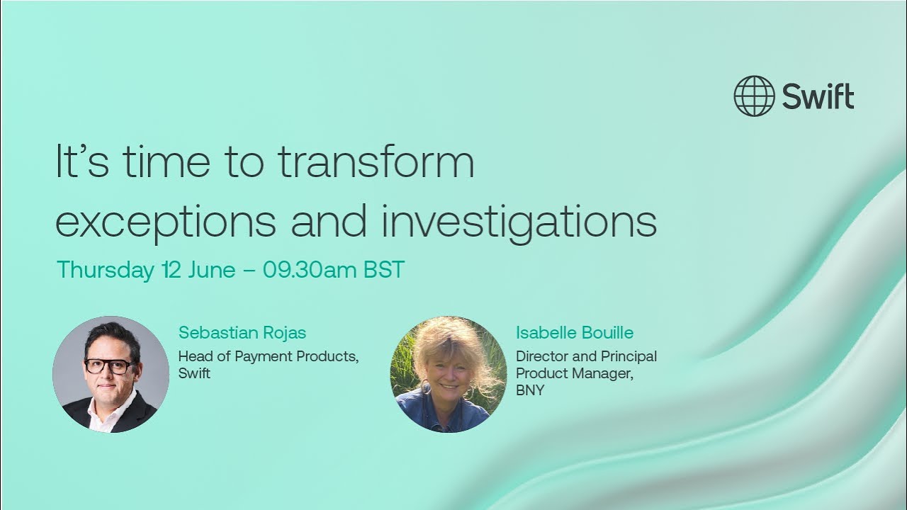 LinkedIn Live - It’s time to transform exceptions and investigations | Swift