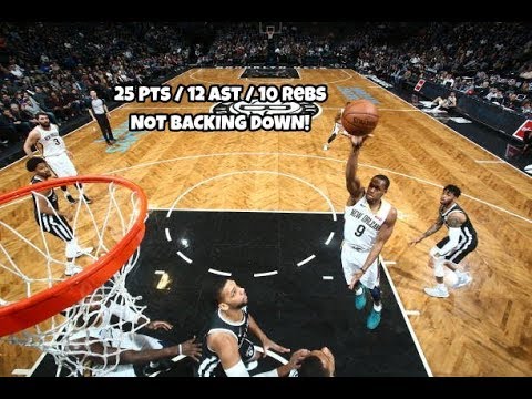 Rajon Rondo at Nets (02/10/2018) - 25 Pts, 12 Ast, 10 Rebs, 11-16 FGM, NOT BACKING DOWN!
