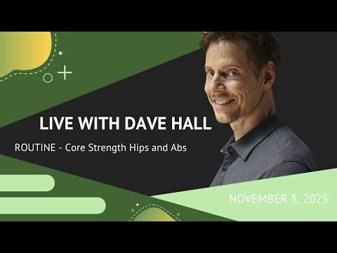 Routine - Core Strength Hips & Abs - Cellercise® LIVE with Dave Hall