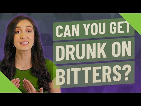 Can you get drunk on bitters?
