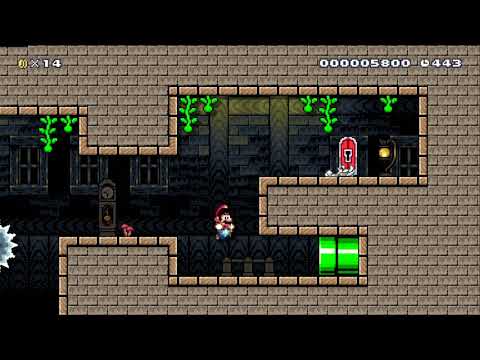 Valley Ghost House by katie - SUPER MARIO MAKER - NO COMMENTARY 1ay
