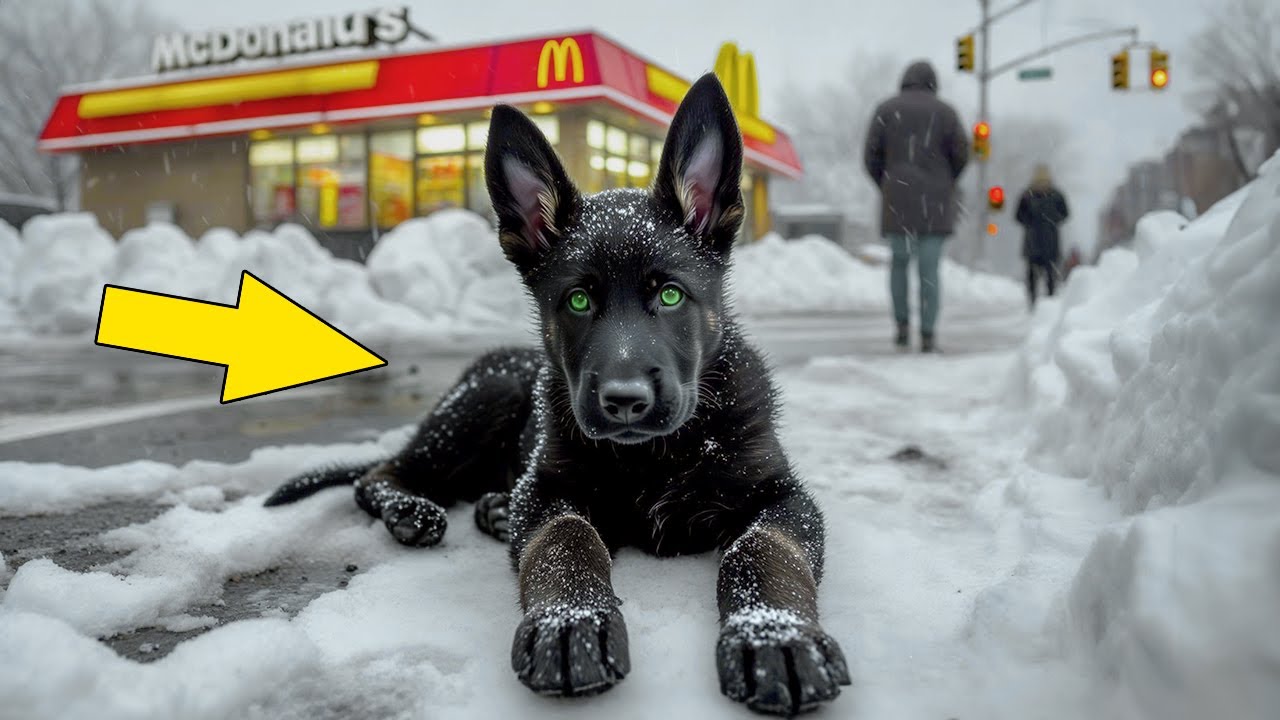 He Slept Freezing Outside McDonald’s for 3 Days — What This Boy Did Shocked Everyone 💔🐾