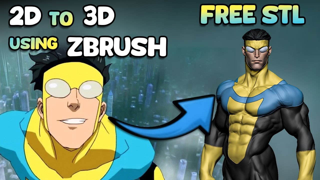 Mark Grayson - Invincible FanArt | ZBrush Speedsculpting | Collectible | Classic Music