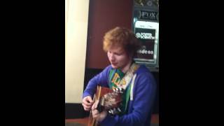 Ed Sheeran teaching Alexander Little Bird