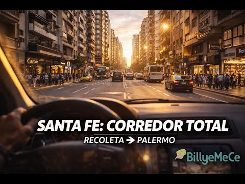 La Arteria que Conecta el Norte: Recorrido Completo por Av. Santa Fe