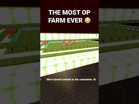 The Most OVERPOWERED Farm In Minecraft 😳 #shorts #minecraftshorts #minecraft