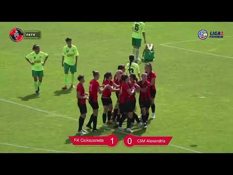 Összefoglaló│FK Csíkszereda - CSM Alexandria 3:2│Liga 1 Feminin, Etapa 1