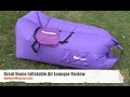 great home inflatable air lounger review