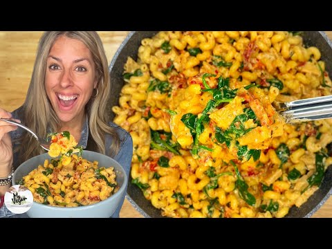 Creamy Tuscan Chicken Pasta | One Pot Recipe