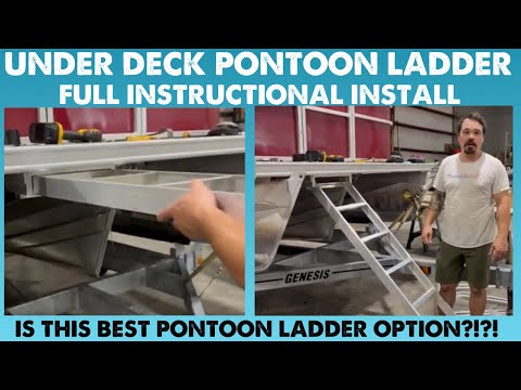 GREAT PONTOON LADDER OPTION - Full Installation