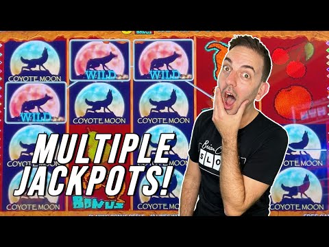 Multiple JACKPOTS 🤩 Going WILD over Coyote Moon!