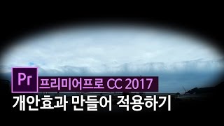 [프리미어프로] 개안효과 만들기