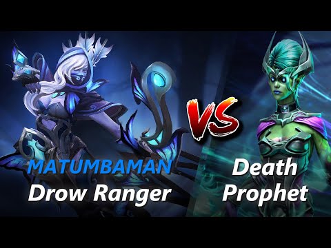 MATUMBAMAN safelane Drow Ranger vs Death Prophet/Dawnbreaker | First 10 minutes