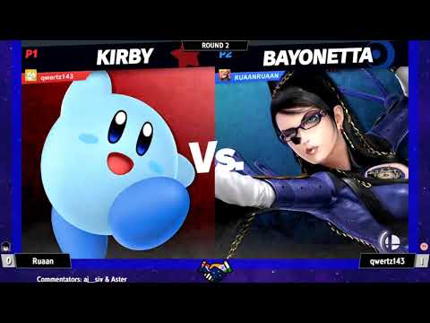 qwertz143 (Kirby) vs RuaanRuaan (Bayonetta) - SSB India HOLLOW BASTION ONLY Tournament