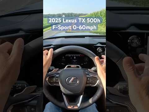 Thumbnail for Lexus TX 0-60 mph| 500h F Sport Performance by Lexus