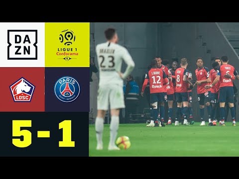 Debakel für Thomas Tuchel: Lille - Paris St.-Germain 5:1 | Ligue 1 | Highlights | DAZN