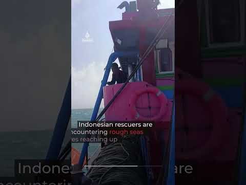 Six killed, 130 missing after Indonesian passenger ship capsizes | AJ #shorts