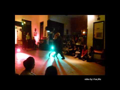 Carlos Perez  and  Rosa Forte  are  dancing  to  the  tango  "  Bahia Blanca  "