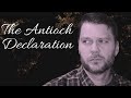 The Antioch Declaration, Joel Webbon, & Open Questions
