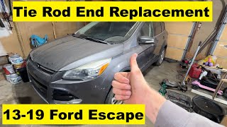 Outer Tie Rod End Replacement Ford Escape 13 14 15 16 17 18 19 2013 2014 2015 2016 2017 2018 2019