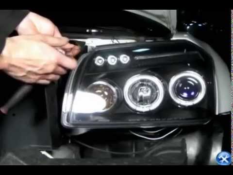 Spec-D - Halo Projector Headlights LEDs Dodge Magnum 2005-2007 Installation Video