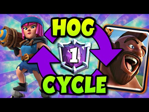 BEST HOG RIDER CYCLE DECK IN CLASH ROYALE