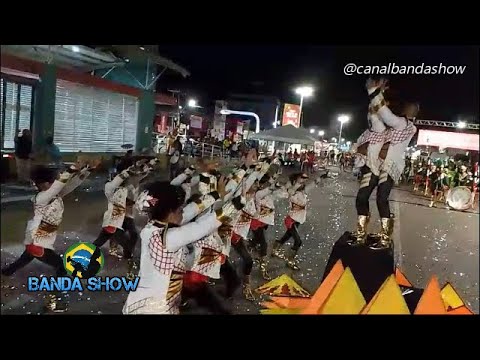 Coreográfico da Banda Marcial Cultural na Final do Campeonato Baiano 2024