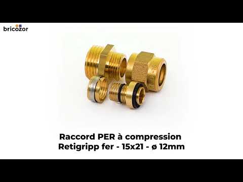 Raccord PER Retigripp fer Filetage Mâle - à visser GRIPP