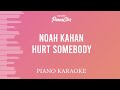 Karaoke Piano Hurt Somebody - Noah Kahan