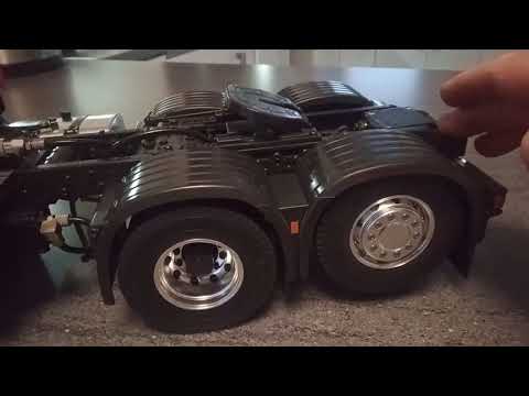 Tamiya 1/14 scania r450 6 x 2 tag  lift axle
