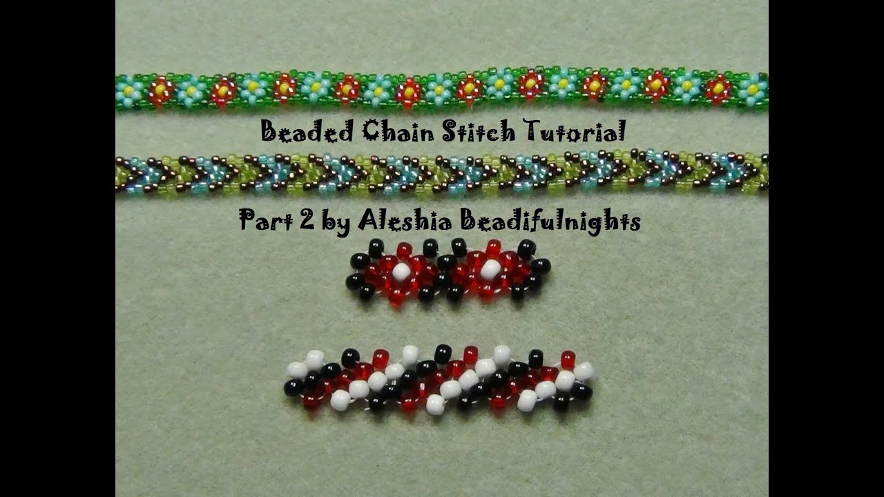 Beaded Chain Stitch Tutorial Part 2